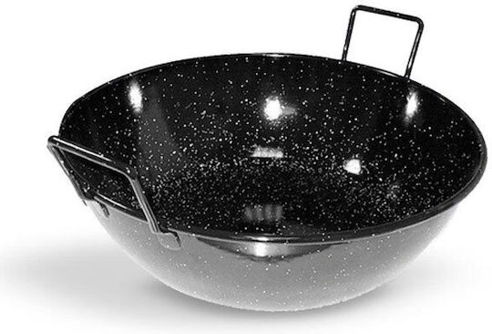 Dinox Wok Emailat cu Diametrul Ø20cm