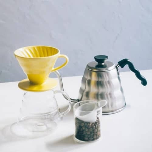 Hario V60 02 Coffee Dripper Ceramic Yellow