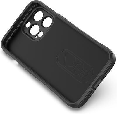 Hurtel Magic Shield Back Cover Σιλικόνης Μαύρο (iPhone 13 Pro)