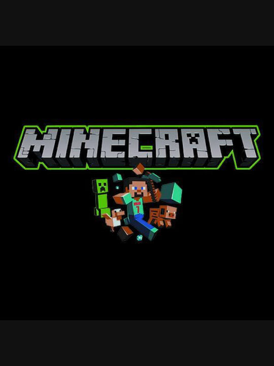 Takeposition Hanorac pentru copii cu glugă și buzunare Albastru Classic Minecraft Logo