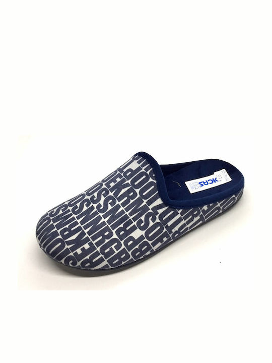 Dicas Men's Slipper Blue