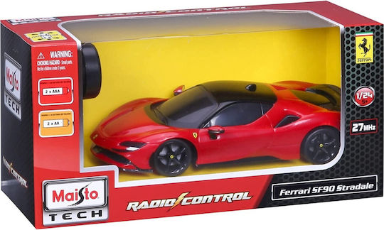 Maisto Sf90 Stradale Радиоуправляемо Автомобил Червен