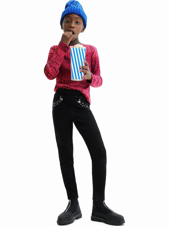 Desigual Rin Blugi Pentru Copii Pantaloni Negri