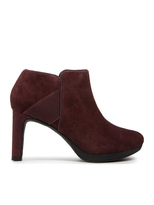 Clarks Ambyr Gem Ankle Boots Brown