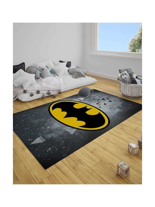 Pennie Batman Παιδικό Χαλί Γκρι 55x85cm