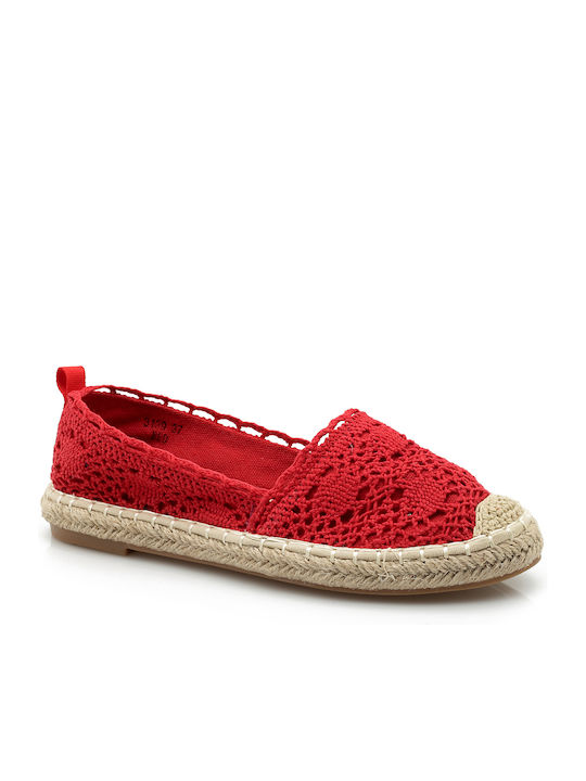 Bozikis Κ19-302-3139 Women's Knitted Espadrilles Red