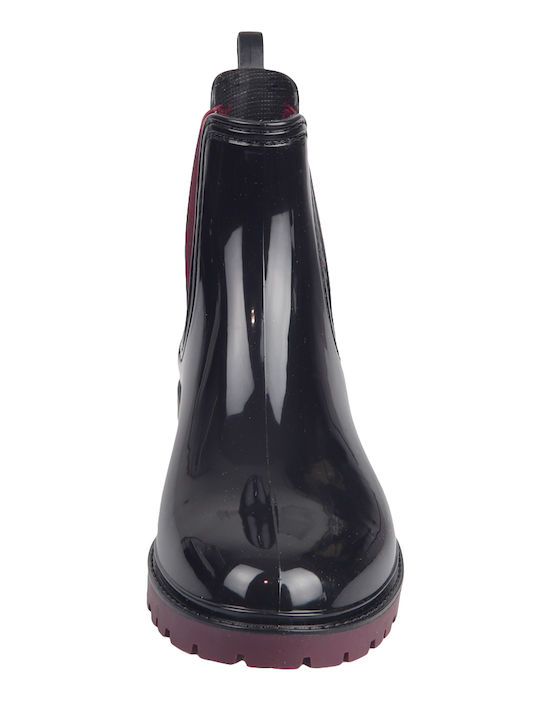 Women's Short Wellies Black