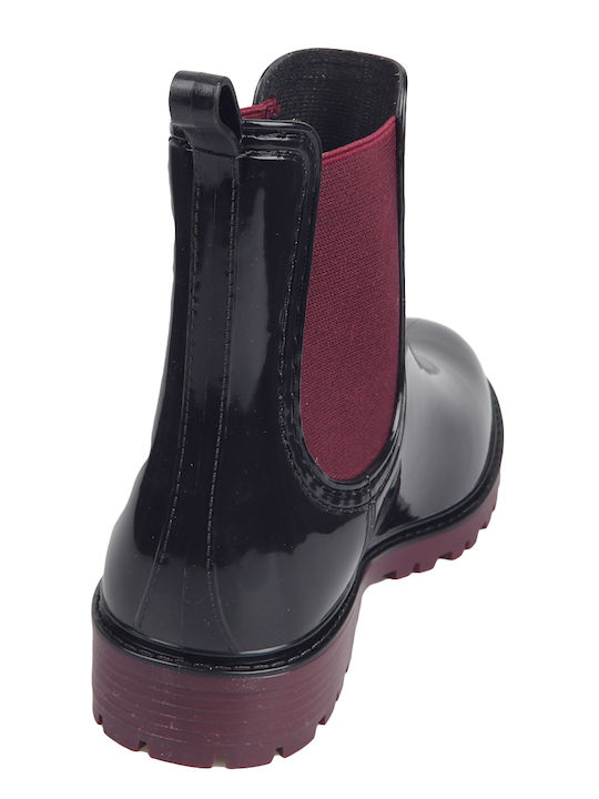 Women's Short Wellies Black