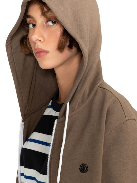 Cornell Classic Men's Sweatshirt with Hood Chocolate