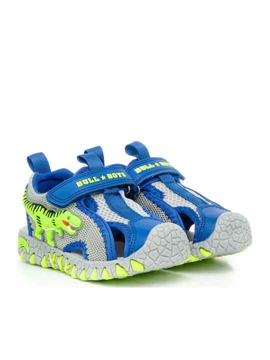 Kids' Sandals with Velcro & Lights Blue