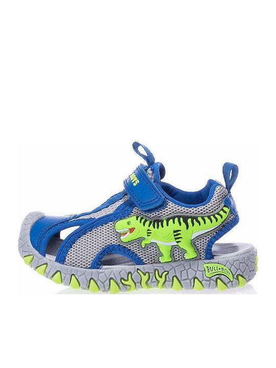 Kids' Sandals with Velcro & Lights Blue