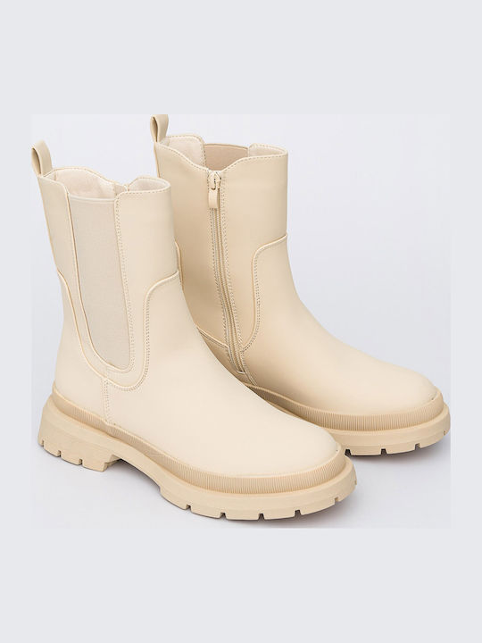 Women's Chelsea Boots Beige