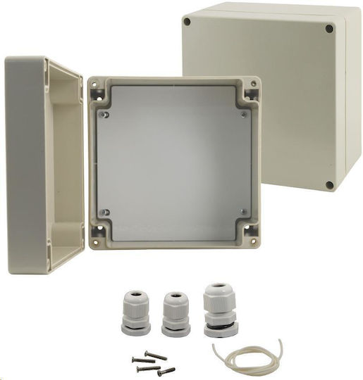 Pulsar Elektrisches Gehäuse für Außenmontage Wasserdicht IP65 in Beige Farbe 2Stück