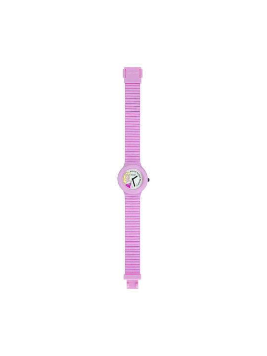 HipHop Kids Analog Watch with Rubber/Plastic Strap Pink