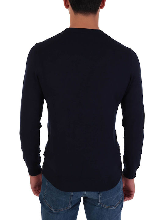 Trussardi Men's Long Sleeve Blouse Navy Blue