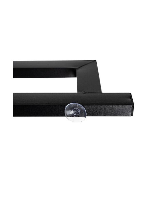 Ruhhy Metallic Black Sink Strainer 65x29x52cm