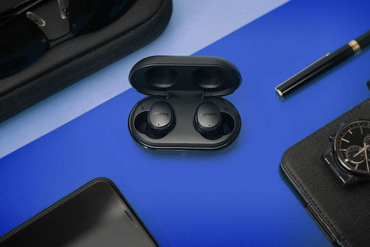 Philips TAT4556 In-ear Bluetooth Handsfree Ακουστικά με Αντοχή στον Ιδρώτα και Θήκη Φόρτισης Μαύρα