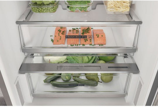 Whirlpool Ψυγειοκαταψύκτης 335lt Total NoFrost Υ191.2xΠ59.6xΒ67.8εκ. Inox W7X 82O OX