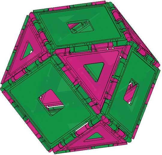 Gigo Παιχνίδι Κατασκευών Πλαστικό Geometric Creative Kit για Παιδιά 4+ Ετών