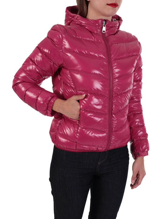 COLMAR JACKET DOWN JACKET NON DETACHABLE ZIP POCKETS ZIP POCKETS FUCHSIA