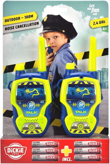 Dickie Plastic Kids Spy Toy Walkie Talkie Police