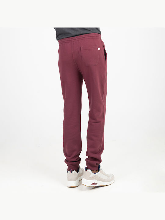 Jogginghose mit Gummizug Burgundisch