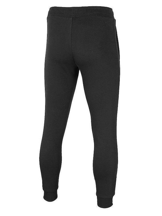 4F Men's Sweatpants with Rubber Black