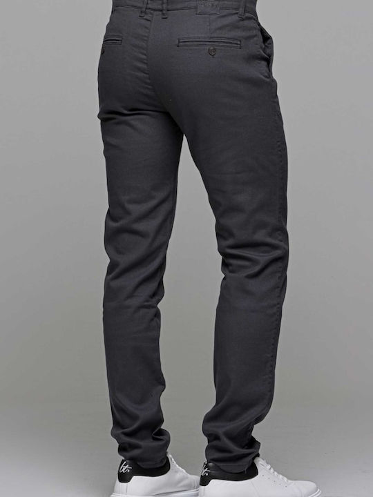 Ben Tailor 2050 Men's Trousers Chino Elastic in Regular Fit Anthracite BENT.0178