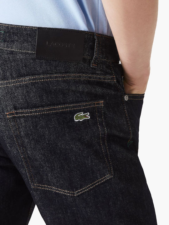 Ανδρικό Παντελόνι Τζιν Ελαστικό Slim Fit Navy Μπλε