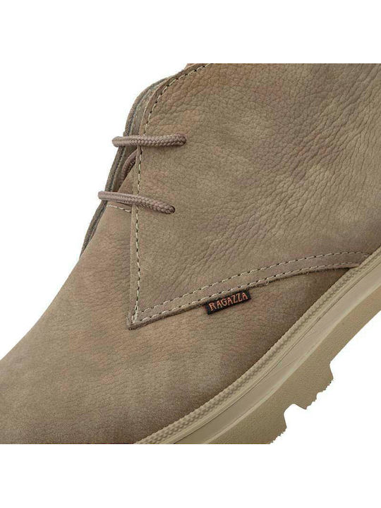 Leather Women's Oxford Boots Pouro