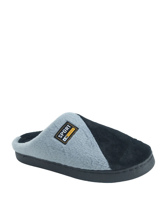 Jomix Men's Slipper Grey/Black