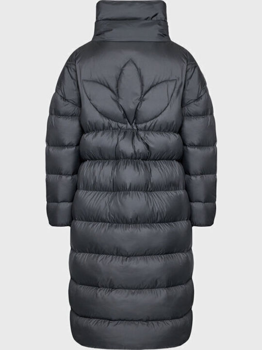 Originals Women's Long Puffer Jacket for Winter Black