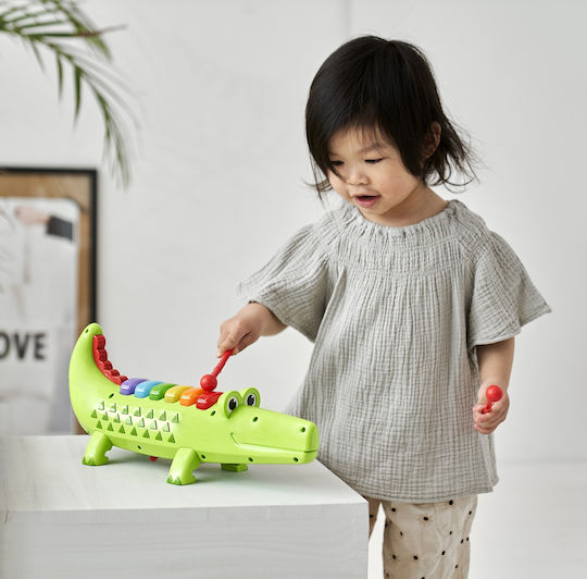 Fisher Price Musikinstrument Krokodil mit Musik für 3++ Monate