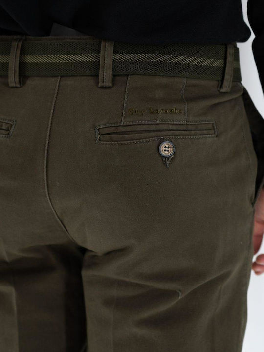Hose Chino Elastisch Khaki