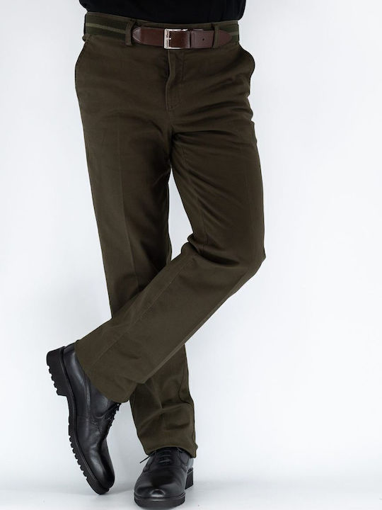 Hose Chino Elastisch Khaki