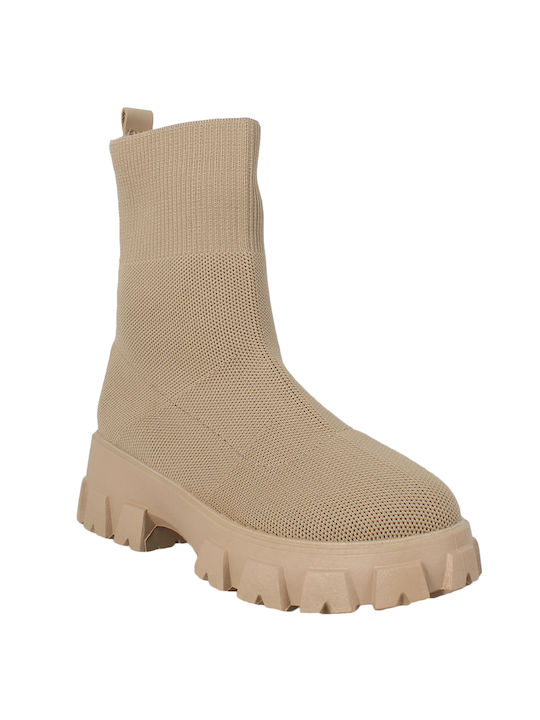 IQ Shoes Women's Ankle Boots Camel