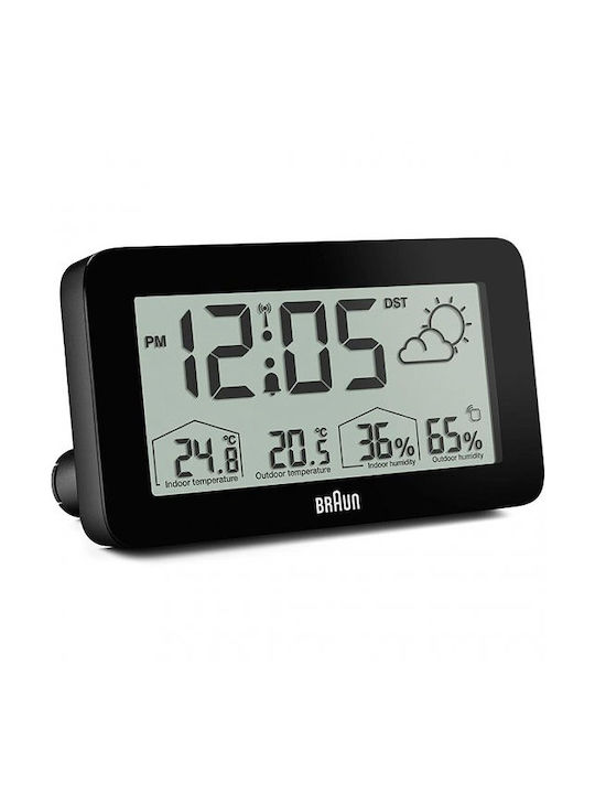 Braun BC 13 Digital Tabletop Clock with Alarm Black BC13BP
