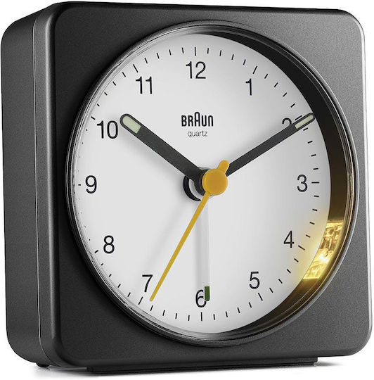 Braun Масов Часовник с Индикатори с Будилник Черен BC03BW