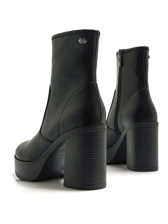 New 67 Women's Ankle Boots with High Heel Black
