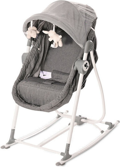 Lorelli Λίκνο Alicante Grey με Στρώμα