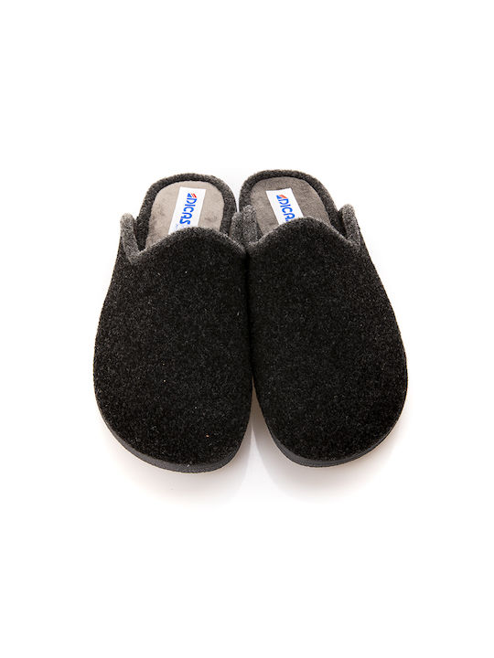 Dicas Men's Slipper Black