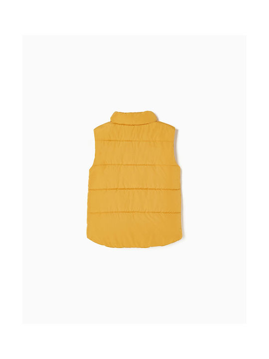 Zippy Kids Quilted Jacket Sleeveless short Yellow