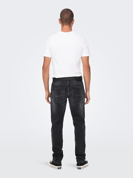 Only & Sons Men's Jeans Pants in Regular Fit Grey
