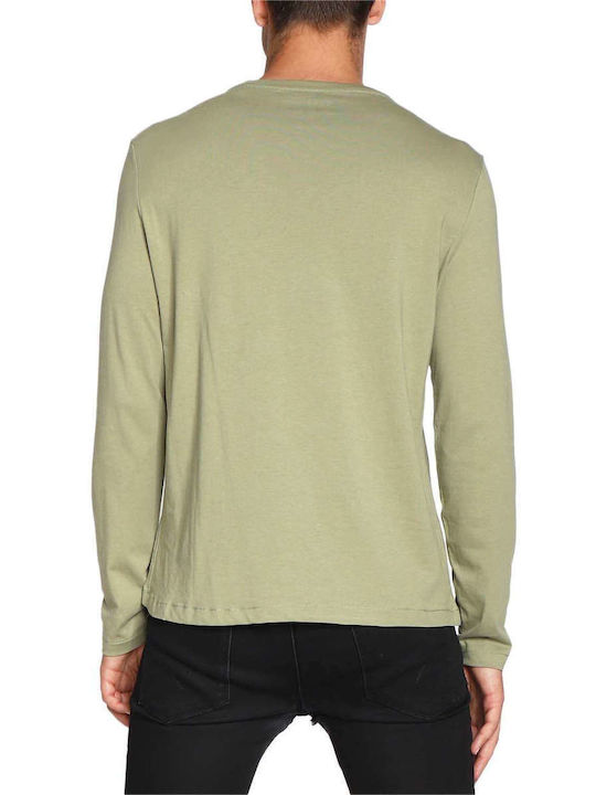 Guess Men's Long Sleeve Blouse Green