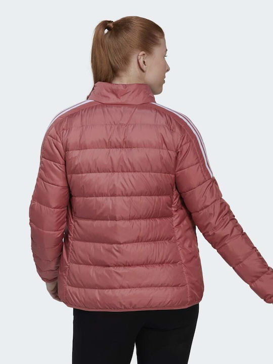 adidas Essentials Kurz Damen Puffer Jacke für Winter Wonder Red