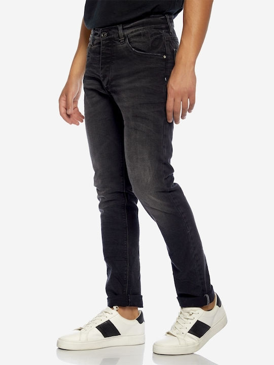 Men's Jeans Pants Elastic with Regular Fit Black