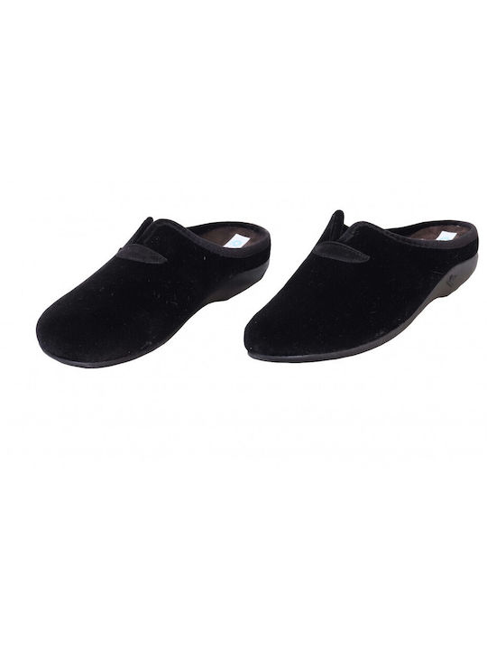 Pace Comfort 22106 Anatomic Women's Slippers In Black Colour