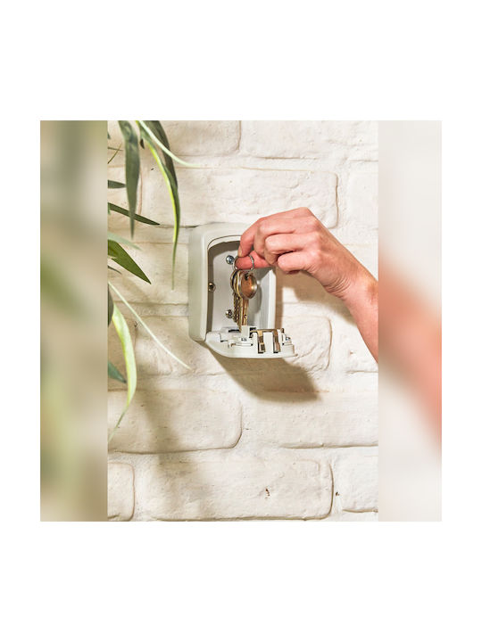 Master Lock Wall-mounted Combination Key Holder Metallic with Combination Dial 8.5x3.6x11.9cm