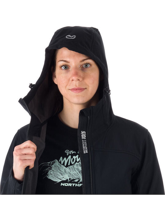 Ashlee Softshell Γυναικείο Μπουφάν Μαύρο