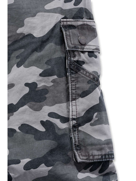 100279 Herrenshorts Cargo Gray